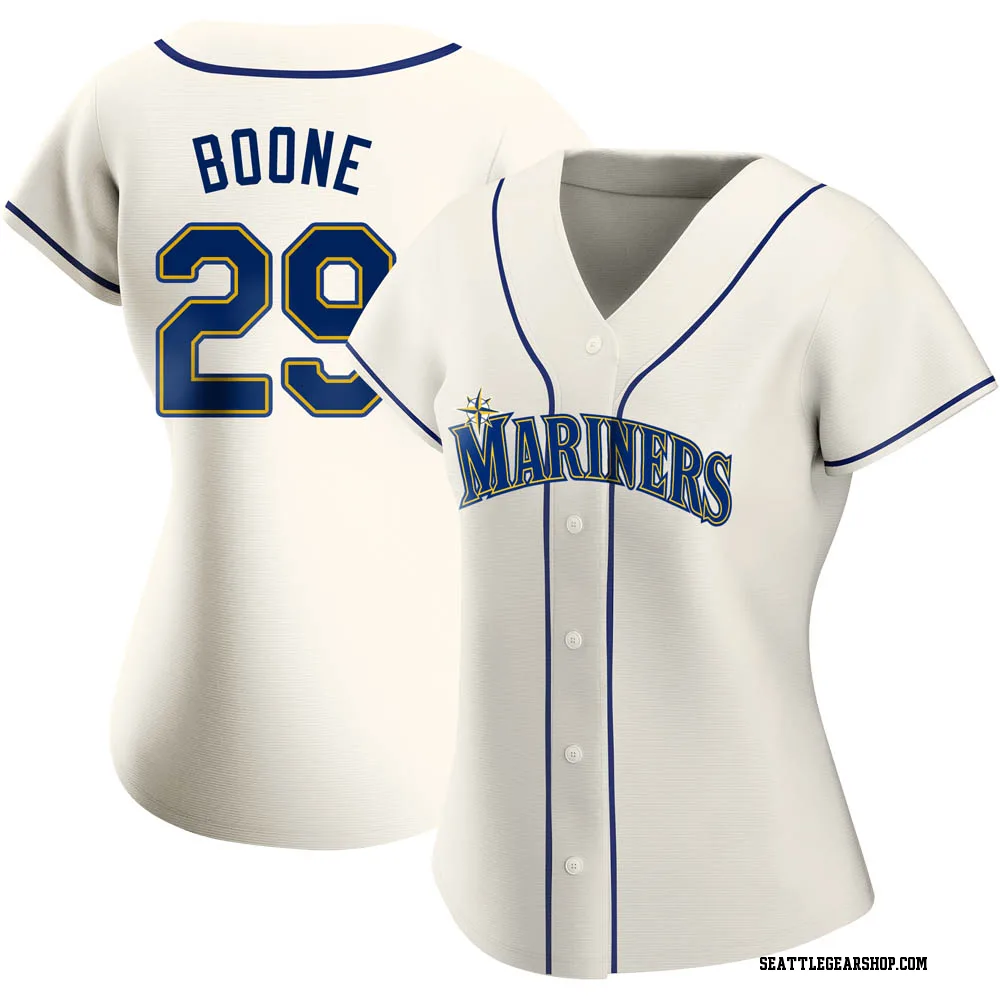 Women's Bret Boone Seattle Mariners Authentic White Home Jersey