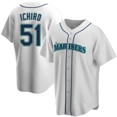 Ichiro Suzuki Men's Replica Seattle Mariners Aqua Alternate Jersey -  Seattle Store