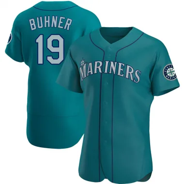 MAJESTIC  JAY BUHNER Seattle Mariners 1992 Cooperstown Baseball Jersey
