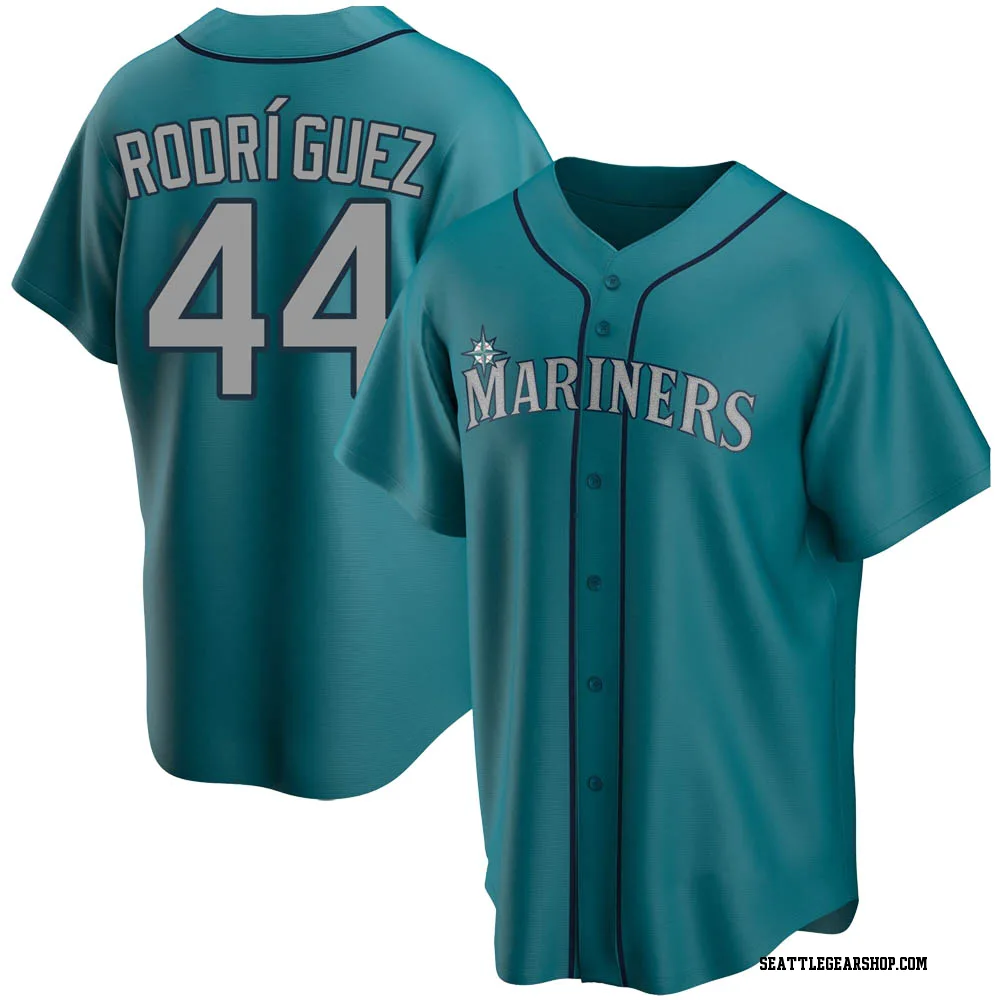 Julio Rodriguez Men's Replica Seattle Mariners Aqua Alternate Jersey -  Seattle Store